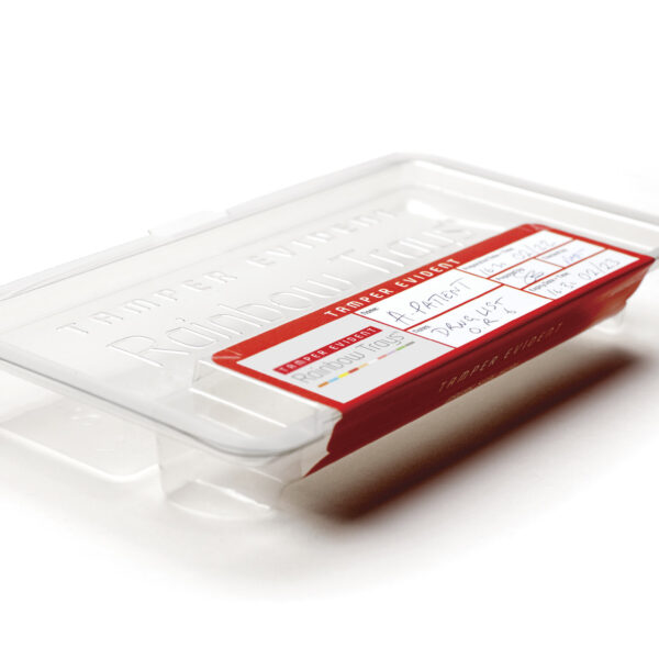 Rainbow Trays Tamper Evident Trays and Labels