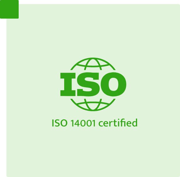 Iskus Health ISO 14001 Certified